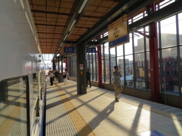 【えちぜん鉄道高架化工事記録26-1】(2018.6)高架化最初の1番列車に乗車