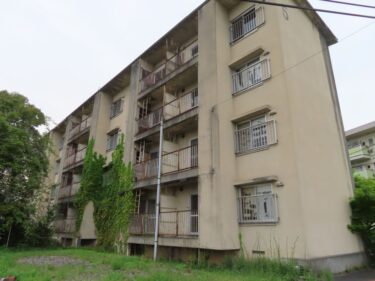 福井県営住宅 町屋団地5号館が解体されます　2022.4