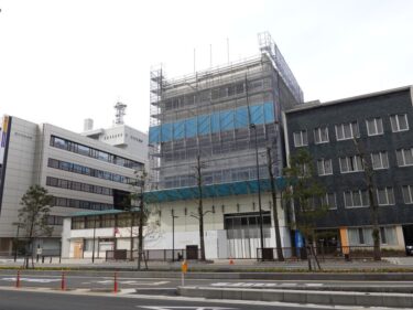 県民福井ビル解体の様子③建物解体開始　2025.4上