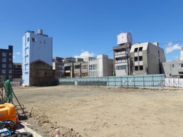 【南通り再開発工事記録21】（2025.7中）地盤改良①