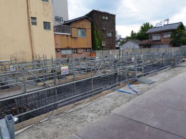【アパ福井支店建替えの様子9】（2026.7中）型枠工事