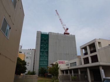 【ドーミー福井大手建設の様子29】(2026.9上)9階施工